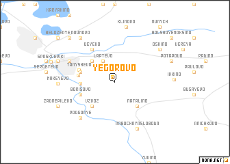 map of Yegorovo