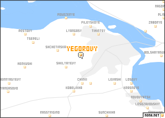 map of Yegorovy