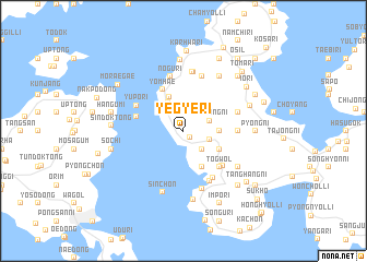 map of Yegye-ri