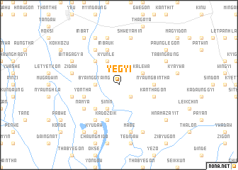map of Yegyi
