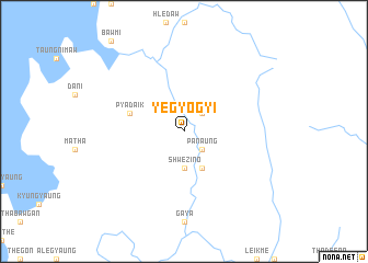 map of Yegyogyi