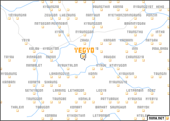 map of Yegyo