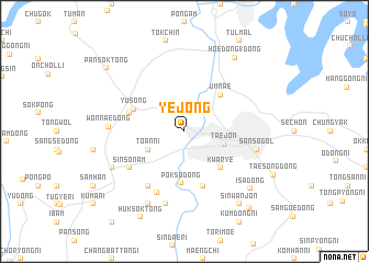 map of Yejŏng