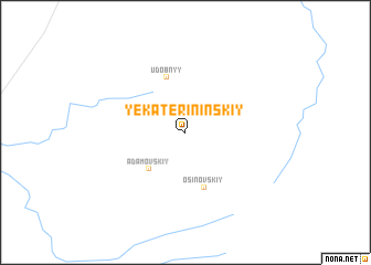 map of Yekaterininskiy