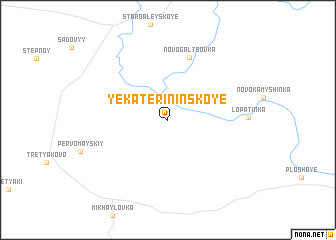 map of Yekaterininskoye
