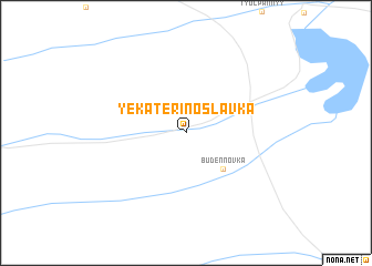 map of Yekaterinoslavka
