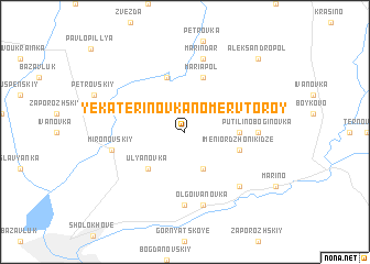 map of Yekaterinovka Nomer Vtoroy