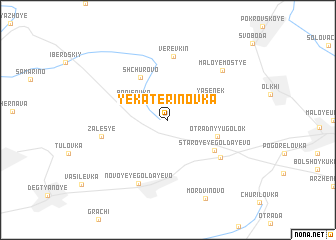 map of Yekaterinovka