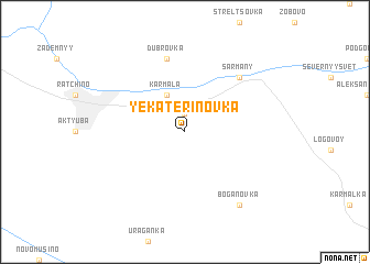 map of Yekaterinovka