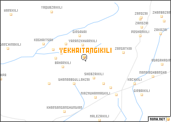 map of Yekhai Tangi Kili