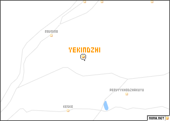 map of Yekindzhi