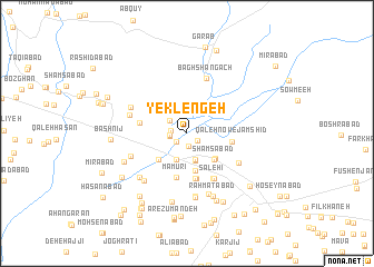 map of Yek Lengeh