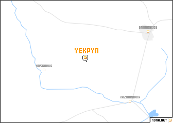 map of Yekpyn