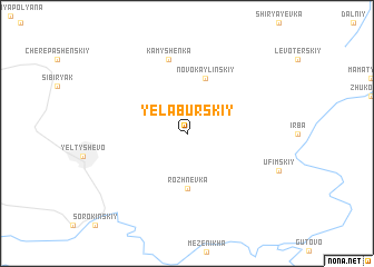 map of Yelaburskiy