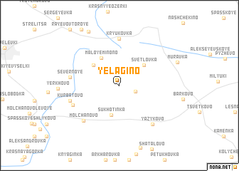 map of Yelagino