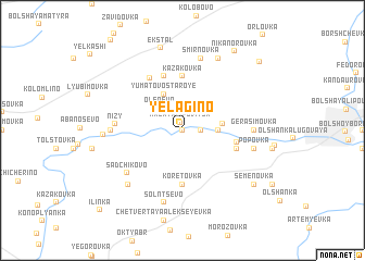 map of Yelagino