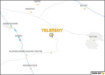 map of Yelanskiy