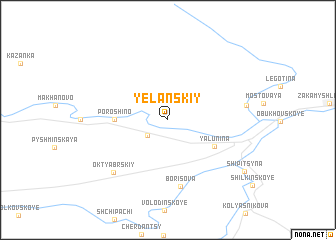 map of Yelanskiy