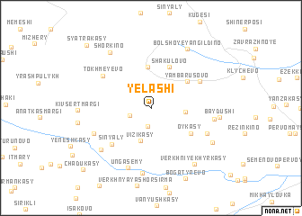map of Yelashi