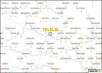 map of Yelelol