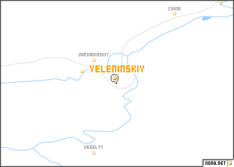 map of Yeleninskiy