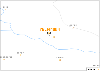 map of Yelfimova