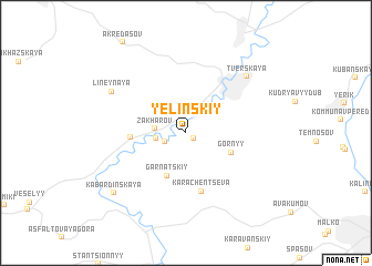 map of Yelinskiy