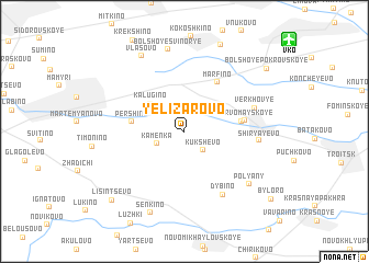 map of Yelizarovo