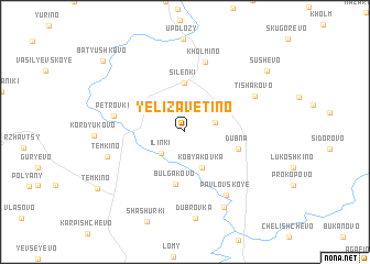 map of Yelizavetino