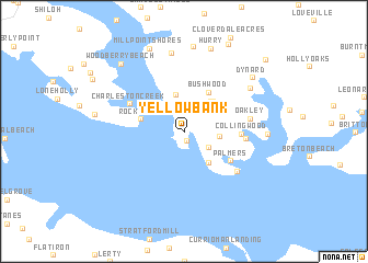 map of Yellow Bank