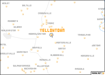 map of Yellowtown
