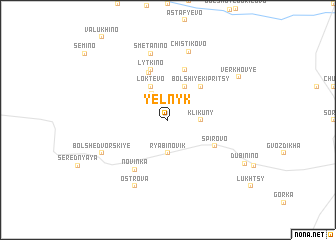 map of Yel\