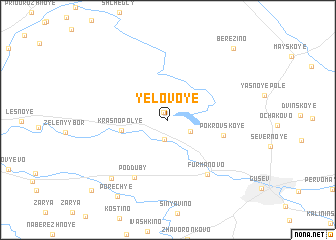 map of Yelovoye