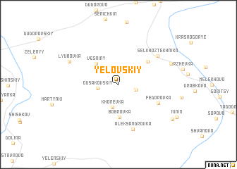 map of Yelovskiy