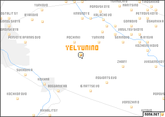map of Yelyunino