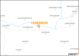 map of Yemashevo