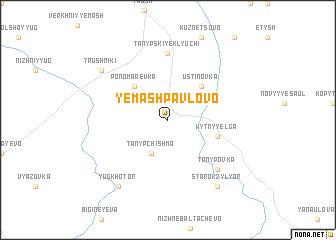 map of Yemash-Pavlovo