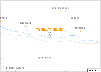 map of Yemel\