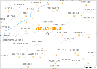 map of Yemel\