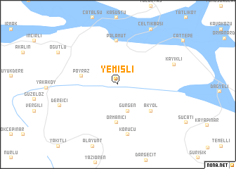 map of Yemişli