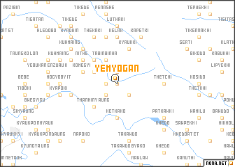 map of Yemyogan