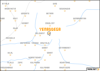 map of Yenad Dega