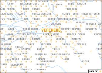 map of Yen-cheng