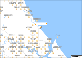 map of Yên Ðiềm