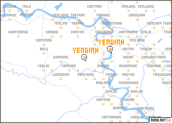 map of Yên Dinh