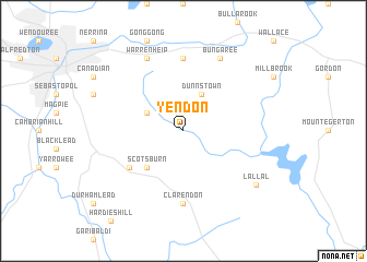 map of Yendon