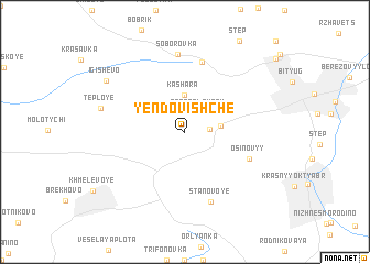 map of Yendovishche