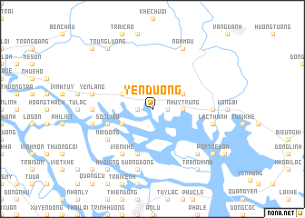 map of Yên Dương
