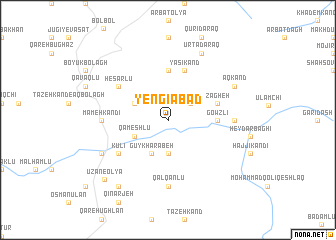 map of Yengīābād