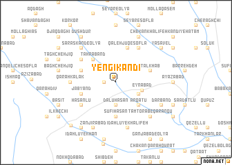 map of Yengī Kandī